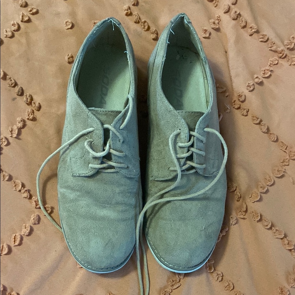 Soda Tan Flats Comfortable Loafers